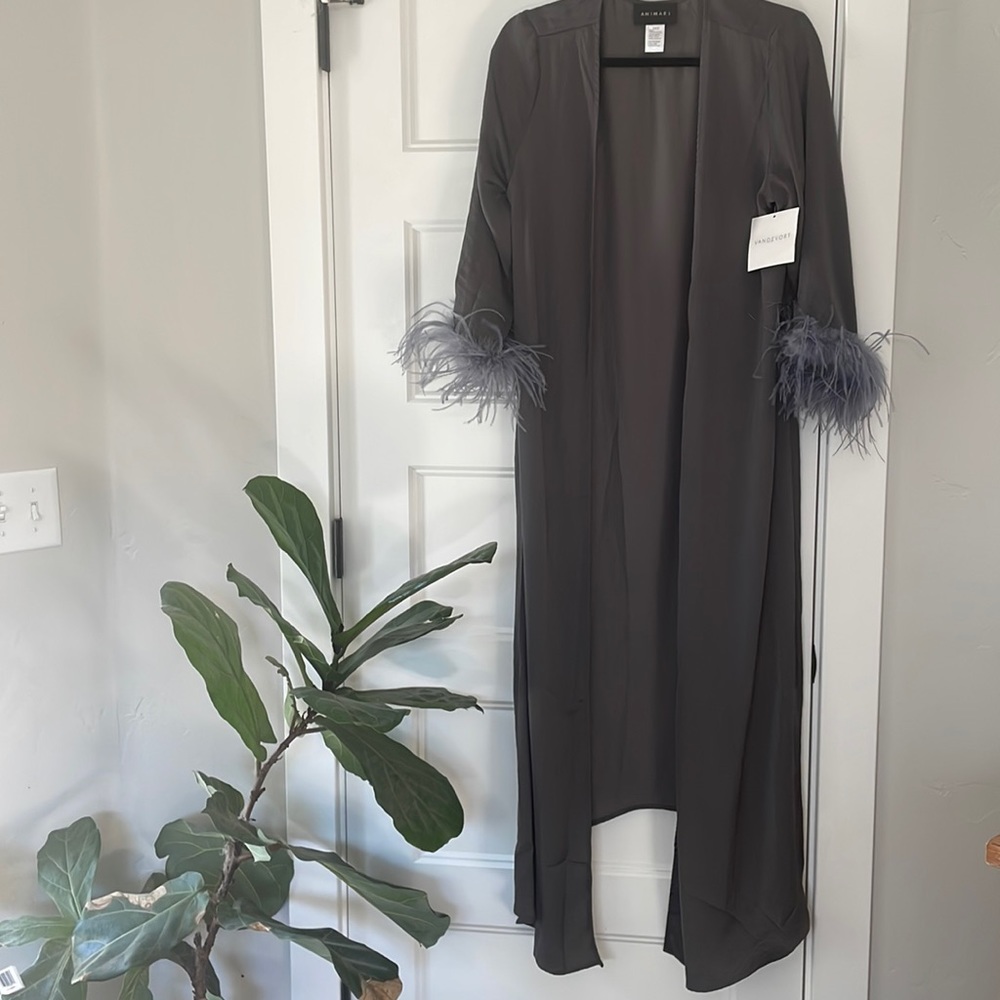 GORGEOUS Simone Feather Robe